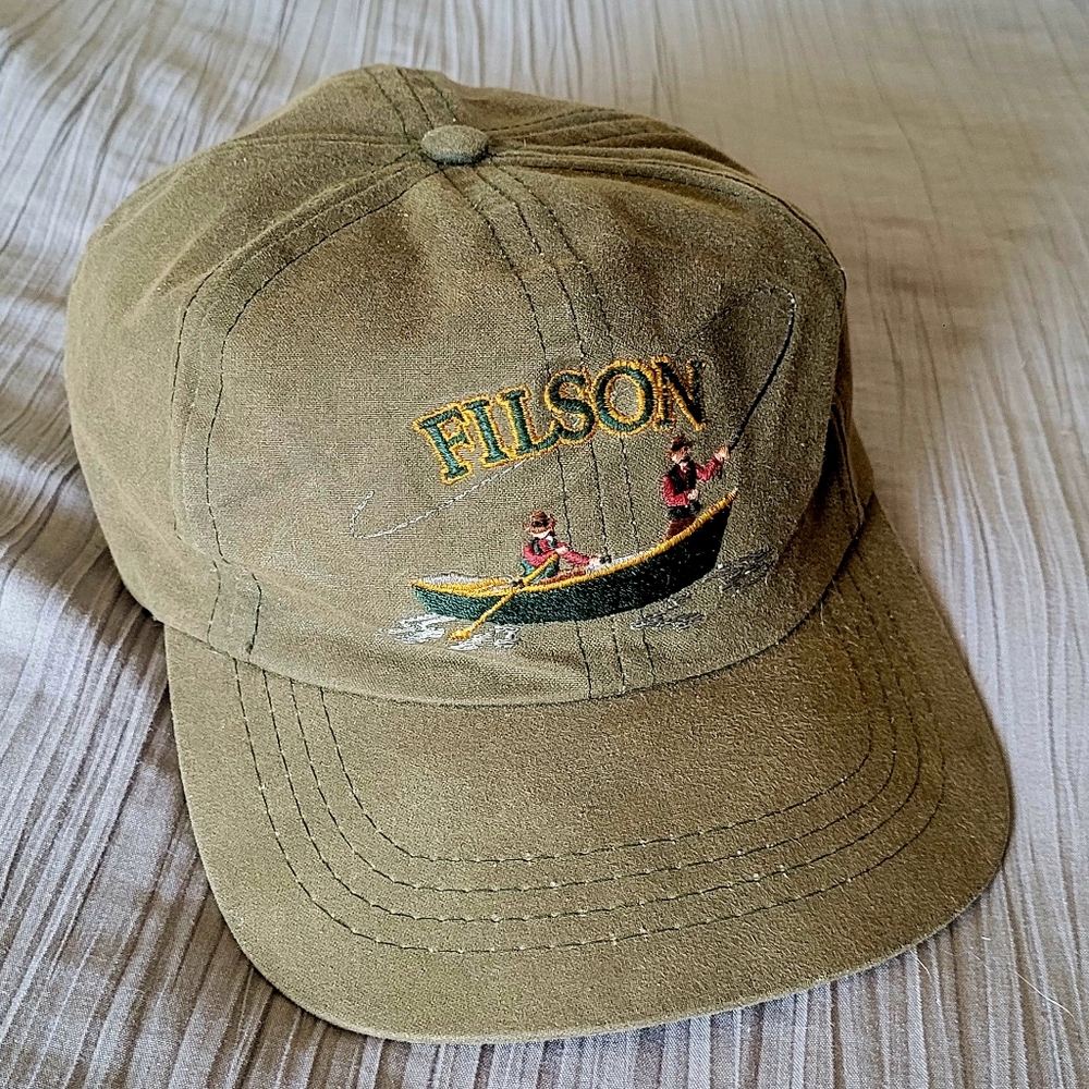 Filson waxed canvas hat